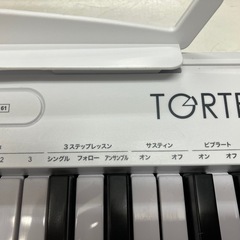 ☆値下げ☆I2501-437 TORTE 電子ピアノ キーボード TSDK-61 61鍵盤 年式表記無し 動作確認済み キズ汚れ有りの画像