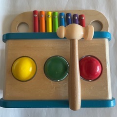 知育玩具　積み木　木琴　ブロック　幼児楽器の画像