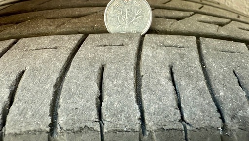 SUBARU純正ホイール&ノーマルタイヤ　205/55/R16 溝残3-4ミリ