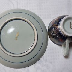 未峰窯　カップ＆ソーサー　金彩　有田焼の画像
