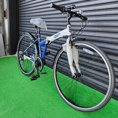 【折り畳みクロスバイク】未使用 JSPORTS×中日ドラゴンズ コラボ折り畳み自転車　【引取限定・現状渡し】三重県の画像