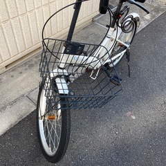 AIJYU 折りたたみ自転車20インチ ホワイトの画像