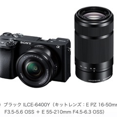 SONYデジタル一眼カメラILCE-6400YB