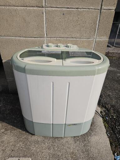 小型洗濯機　ALUMIS アルミス 2槽式小型洗濯機 晴晴 脱水機能搭載 AST-01