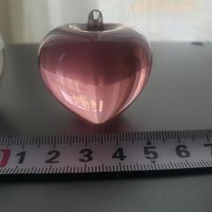 ガラスのリンゴ　工芸品　スガハラの画像