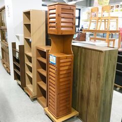 【ジ377】収納付き 傘立て 玄関収納家具（ma）