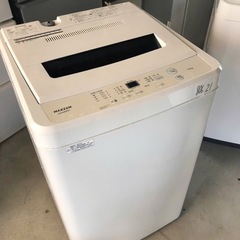 NO 806 🌈福岡市内配送設置無料✨🌈　2021年　洗濯機 全自動洗濯機 5.0kg 一人暮らし マクスゼン 風乾燥 槽洗浄 凍結防止 チャイルドロック ホワイトMAXZEN JW50WP01WHの画像
