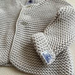 プチバトー カーディガンの画像