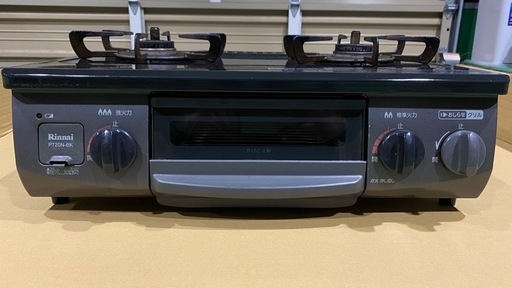 Rinnai PT20N-BKL 都市ガス用 ガステーブル コンロ (中古)