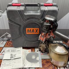 【中古】マックス MAX 型番不明 高圧釘打ち機 ケース付き