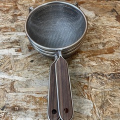 （s6954) ストレーナー 粉ふるい 16ｃｍ 3個セット 製菓・製食パン用 中古品の画像