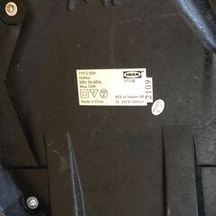 スタンド ランプ フロアランプ IKEA 間接照明 電球付き ブラック 高さ約175cm 241204-05の画像