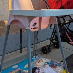 【0円！本日中】イケアのお食事用チェアの画像