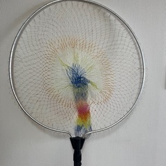 釣り用タモ網の画像