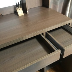 【 美品 】Study Desk 勉強机 ダークブラウンの画像