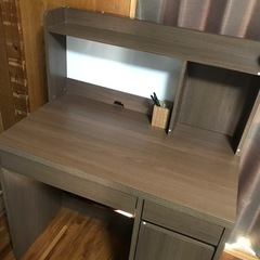 【 美品 】Study Desk 勉強机 ダークブラウンの画像