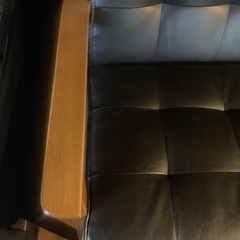 お洒落なソファ、ほぼ新品の画像
