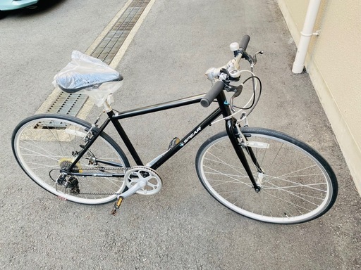 7段変速 中古のクロスバイク。防犯登録料も込みなので、譲渡証明や登録など面倒なことなく乗れます。あちこち新品部品に交換してるので長く修理もないです 7段変速 中古のクロスバイク。防犯登録料も込みなので、譲渡証明や登録