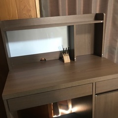 【 美品 】Study Desk 勉強机 ダークブラウンの画像