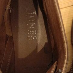 JONES THE BOOTMAKER・革製  編み上げ ショートブーツ　サイズ25.5の画像