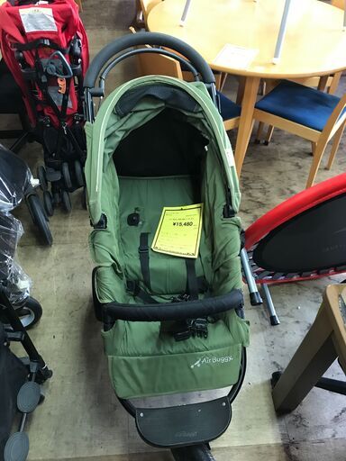 【FU1778】★Air Buggy COCO A型ベビーカー カーキ エアバギー  チャイルド 堺市 深井 【ジャングルジャングル深井店】