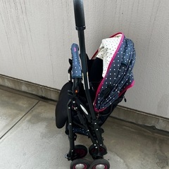 Apricaアップリカ A型 両対面　ベビーカー 星柄　の画像