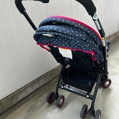 Apricaアップリカ A型 両対面　ベビーカー 星柄　の画像