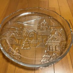 🟩新品・未使用🟩ガラス製大皿🟪日本製 MADE IN JAPAN...
