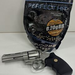中古品　１０禁エアHOP　コルトパイソン３５７マグナム　４インチ...