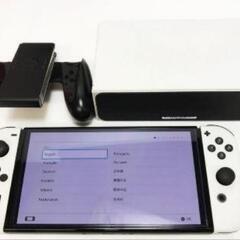 任天堂 Nintendo Switch 有機ELモデル 本体/箱 セット ホワイト ゲーム機本体 初期化/動作確認済 L07-302yk/G4の画像