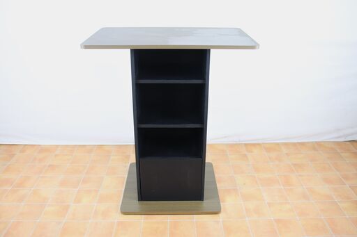 カウンターテーブル 収納付き 机 棚 バーカウンター 家具 インテリア 幅約85cm 高さ約100cm 奥行約55cm / JG_0JX_C0117-J003