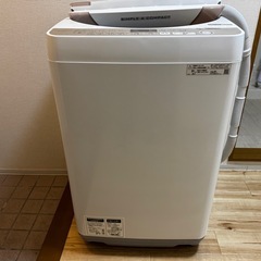美品
シャープ7Kg洗濯 機ES-KS70U 2019年式   