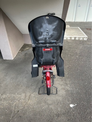 チャイルドシート付きママチャリ