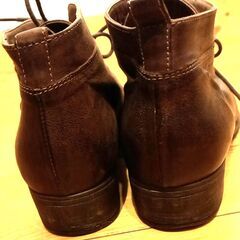 JONES THE BOOTMAKER・革製  編み上げ ショートブーツ　サイズ25.5の画像