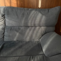 ソファ　3人掛け　美品　ブルーの画像