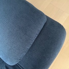 ソファ　3人掛け　美品　ブルーの画像