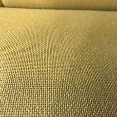 【ジャングルジャングル深井店】★ソファー(足なし) グリーン 布 2人用 家具 堺市 深井 【FU1791】の画像