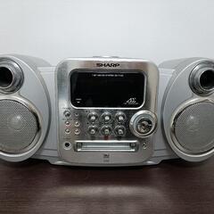 【商談中】ジャンク品　MDCDラジカセ　レトロ雑貨