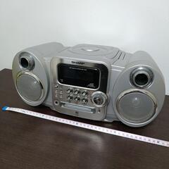 【商談中】ジャンク品　MDCDラジカセ　レトロ雑貨の画像