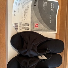 黒のおしゃれスリッパ★の画像