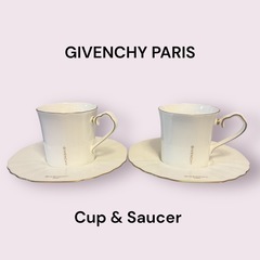 GIVENCHY PARIS ジバンシー カップ&ソ―サ― セッ...