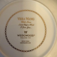 WEDGWOOD VERA WANG ウェッジウッド カップ ソーサー セットの画像
