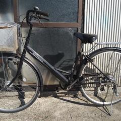 自転車２７インチ６段ギアLEDライトの画像