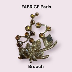 Vintage Fabrice Paris シルバー ブローチ ...