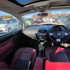 【支払総額24万円】h20年式ニュービートル車検令和9年1月機関良好8万キロ！ムーンルーフと思えば激安お洒落な外車！キーレス ETCの画像