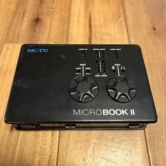 MOTU MICROBOOK II オーディオインターフェースの画像
