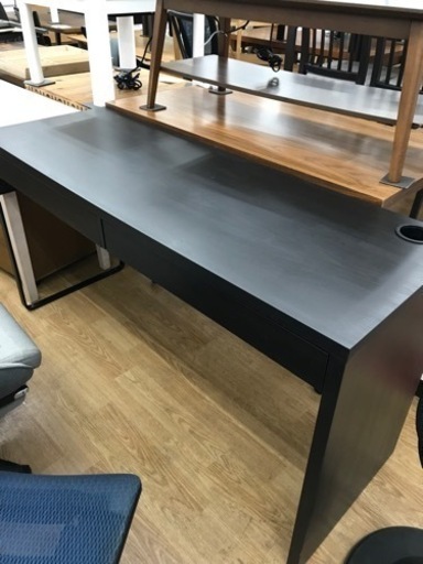 ★ジモティ割あり★ デスク　ブラック　 H75×W142×D50 　クリーニング済み KJ7840