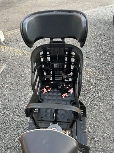 丸石サイクル ふらっかーずシュシュ ３人乗り自転車 幼児リアチャイルドシート装着