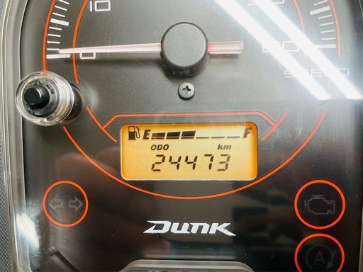 24473km  ★始動動画あり★  DUNK　AF78 ホンダ 原付 24473km ☆始動動画あり☆ DUNK AF78 ホンダ 原付