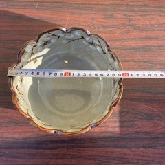 菓子鉢 康峰作 仙 木箱入り 梅花柄 菓子器 茶道具 茶器 工芸品 レトロ 和食器 古美術 食器の画像